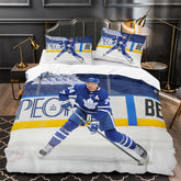 Auston Matthews Ice Hockey Player Duvet Cover Quilt Case Pillowcases